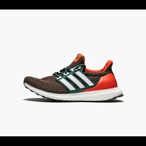 NWT Adidas UltraBoost Miami Hurricanes